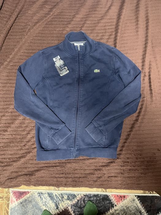 зіпка Lacoste-Sport темно-синя, оригінал, Lacoste Zip-Up Sweatshirt