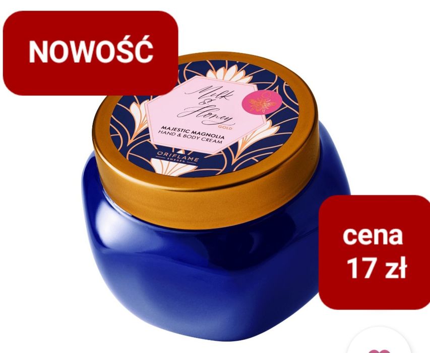 Milk&Honey krem do ciała i rąk marki Oriflame