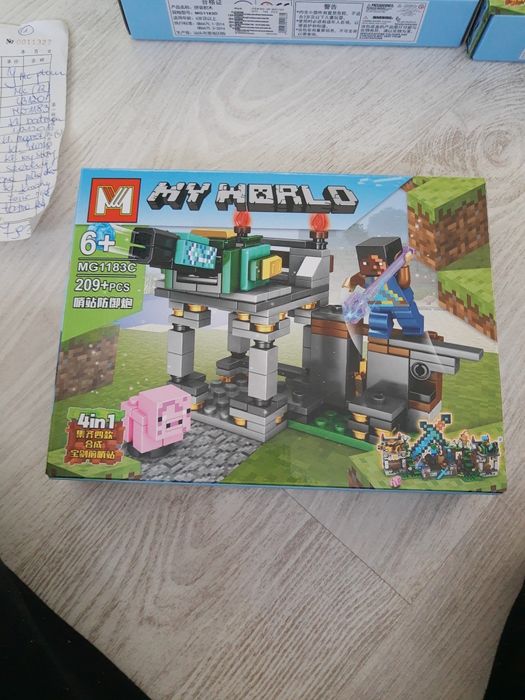 Klocki LEGO blocks Minecraft