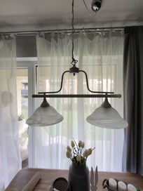 Lampa , szklane klosze