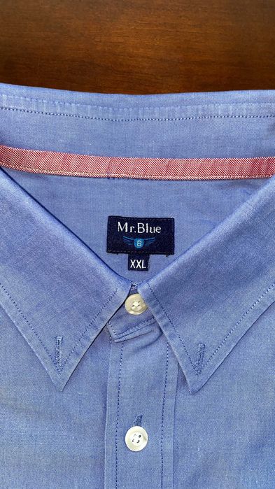 Camisa Mr. Blue Algodão Azul Regular Fit