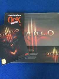 Diablo 2 + expansão+ Diablo 3 + mouse pad steelseries fan