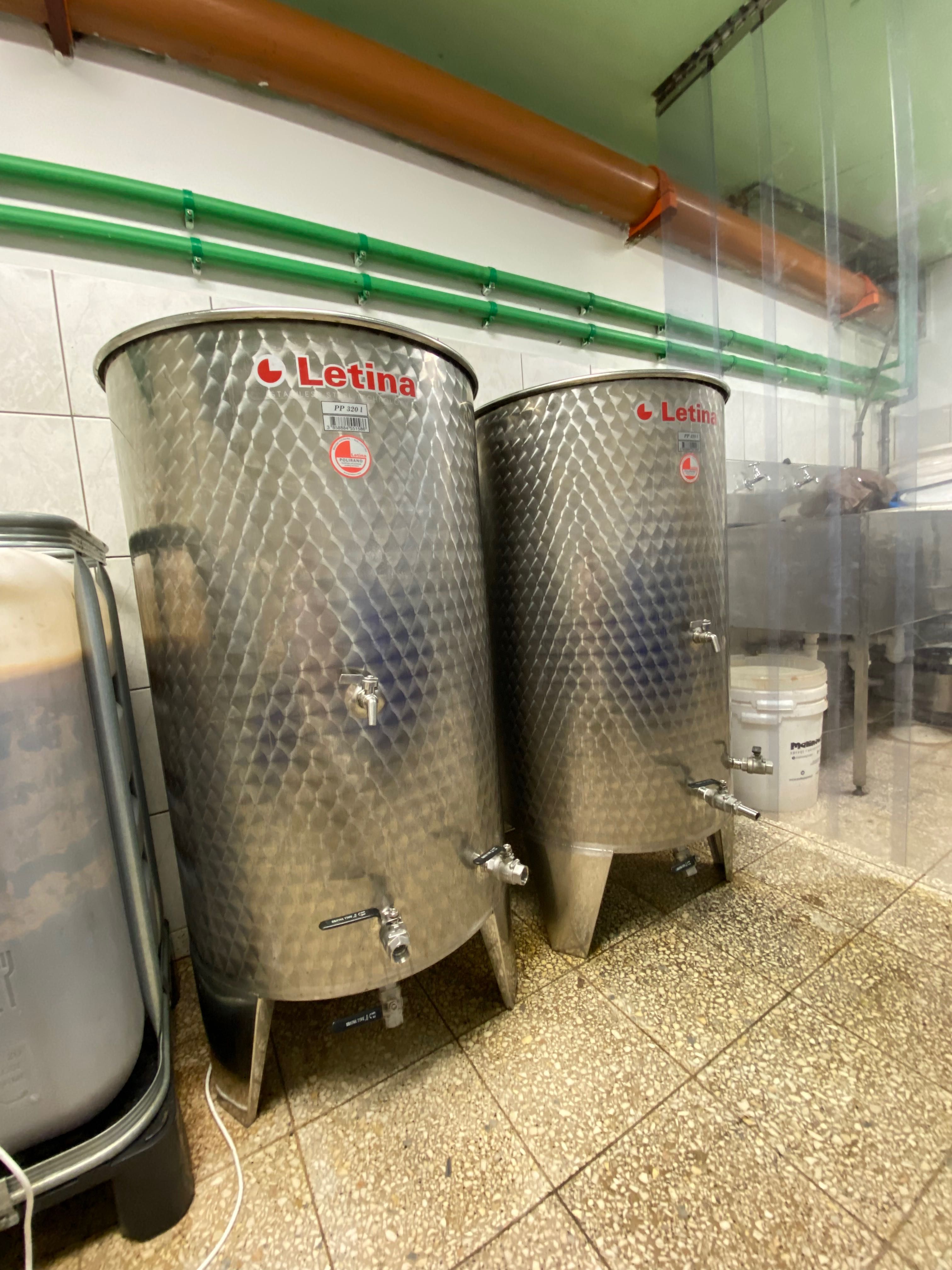 Zbiornik Letina 320l do fermentacji, przechowywania kombuchy, wina etc