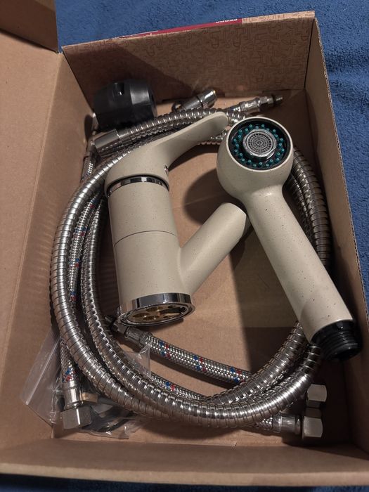 Bateria mechaniczna jednochwytowa zlewozmywakowa - piasek