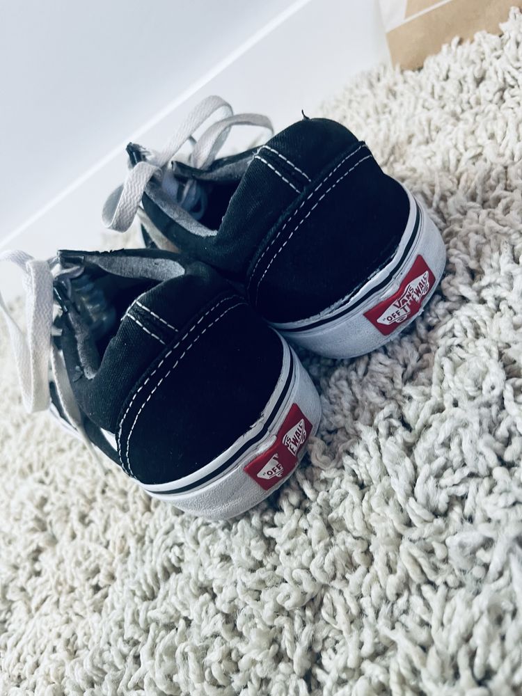 40.5 meskie trampki vans oldskul czarne biale tenisowki