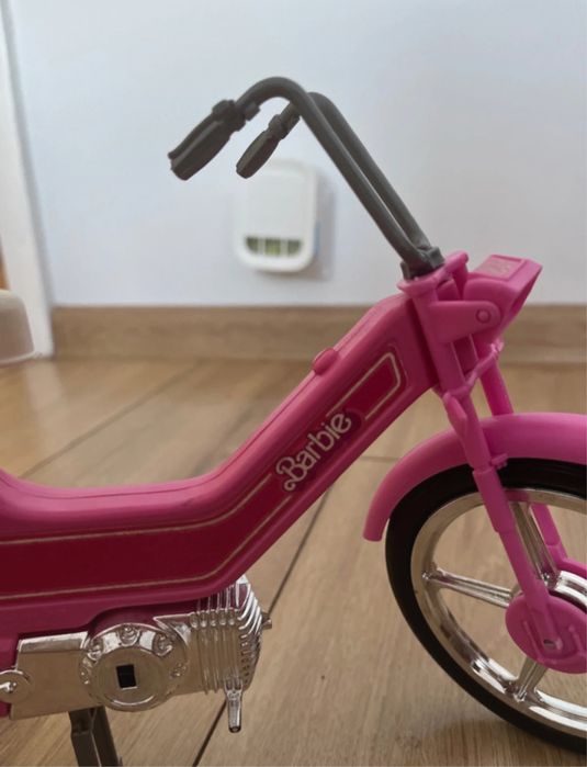 vintage retro różowy rower dla lalki barbie z 1983