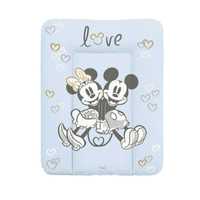 Przewijak miękki z włókniny mały 50x70 Disney Minnie & Mickey Grey