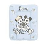 Przewijak miękki z włókniny mały 50x70 Disney Minnie & Mickey Grey