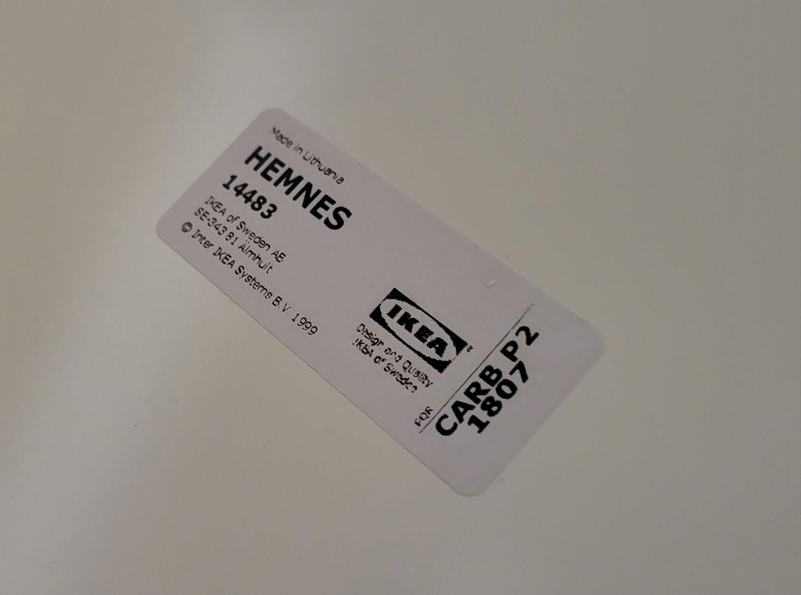 Ikea Hemnes regał biały 84cm
