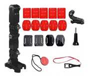 Uchwyt mocowanie boczne na kask do GoPro, EKEN, SJCAM, Xiaomi