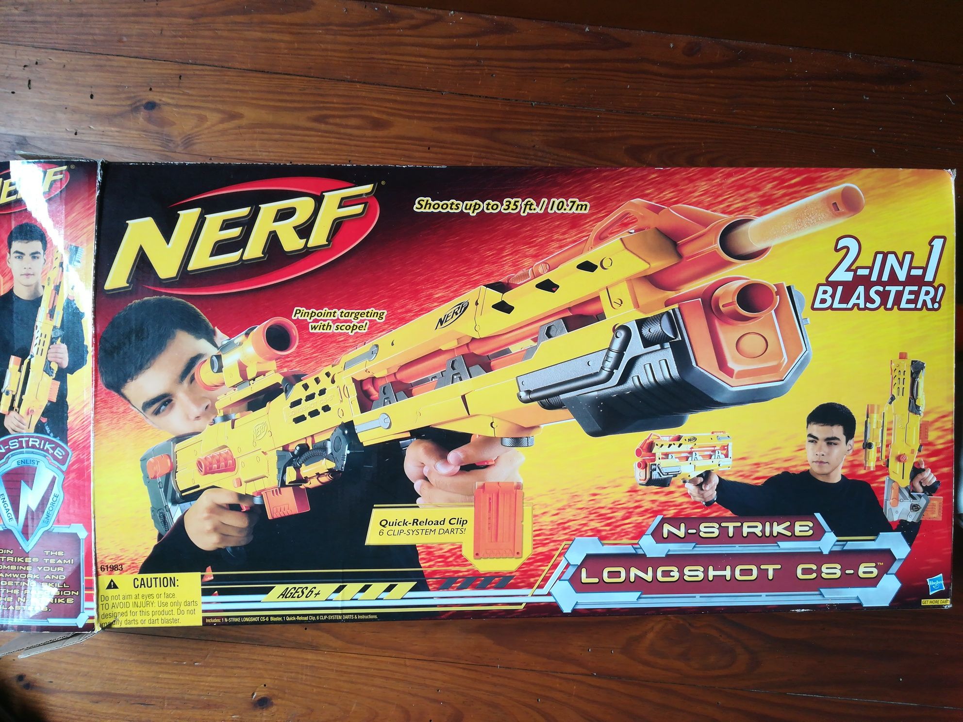 Nerf Longshot COMO NOVA