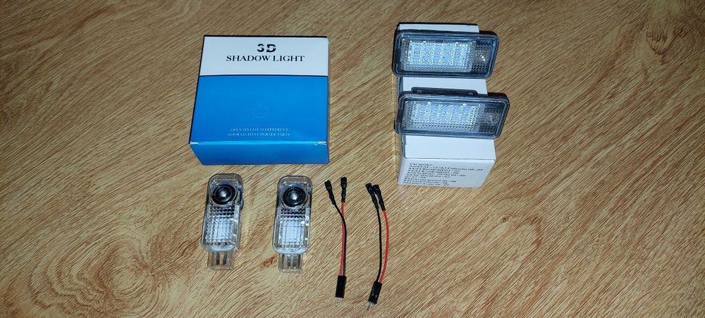 LED подсветка 3d дверей номеров Ауди Bmw E46 E53 Audi A3 A4 A8 A6 Q7