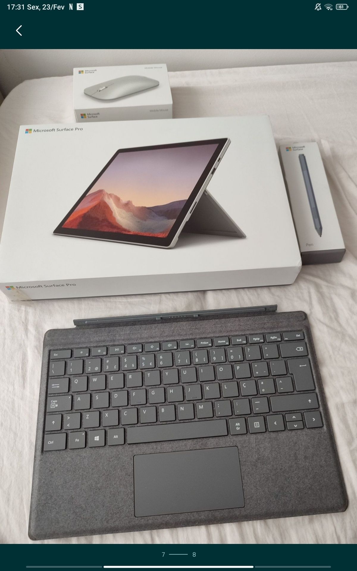 Surface 7 portátil