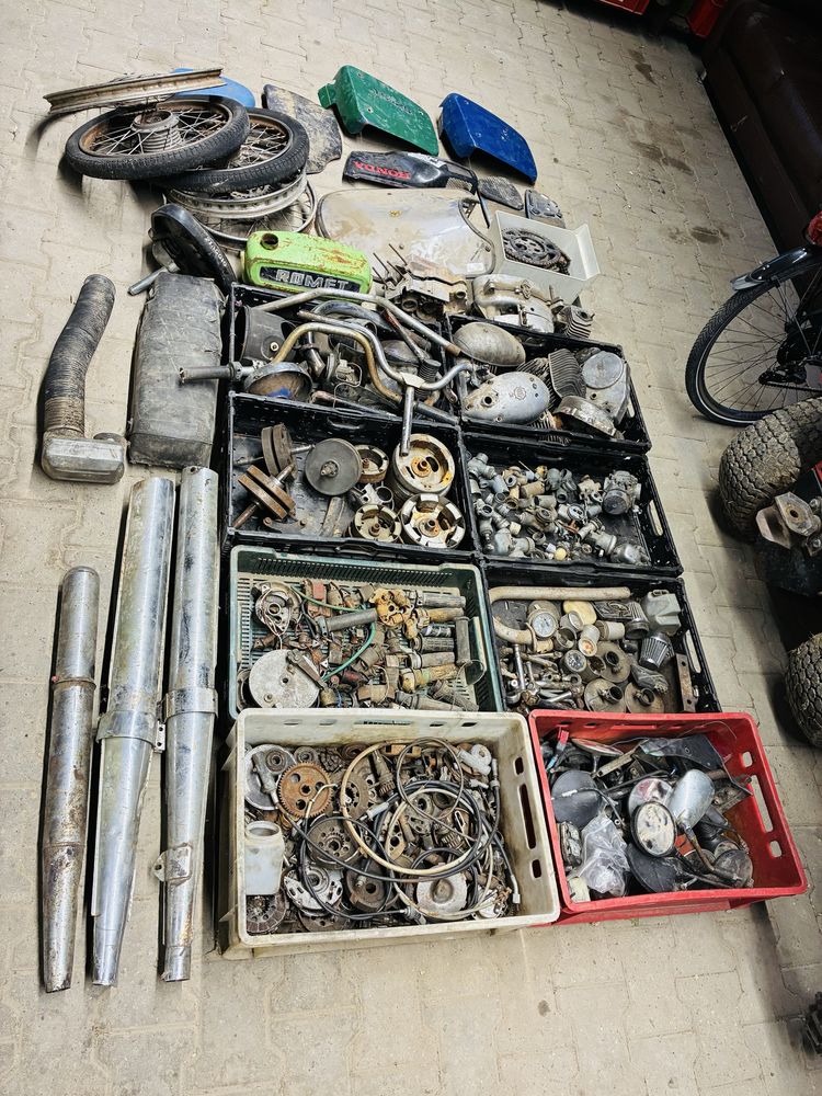 Części motocyklowe wsk romet komar mz simson itp.