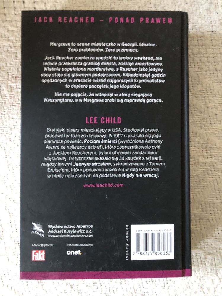 Poziom śmierci - Lee Child, stan bardzo dobry