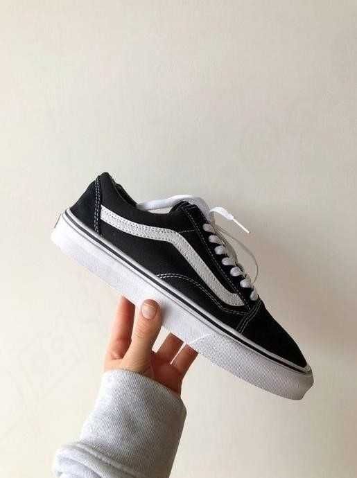 Кеды Vans Old Skool Black White 36-45 ванс олд скул Обнова Весны