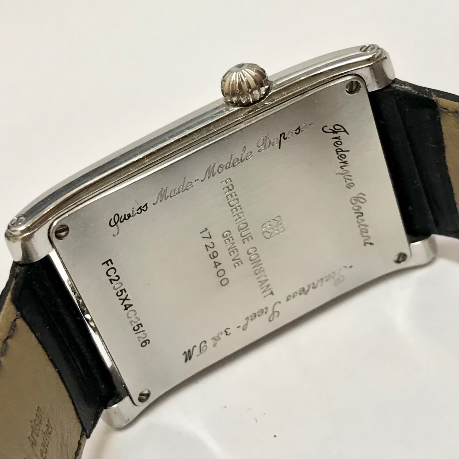 FREDERIQUE CONSTANT FC-205X4C25/26 elegancki Zegarek męski Dual Time