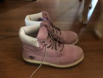 Botas Timberland cor de rosa