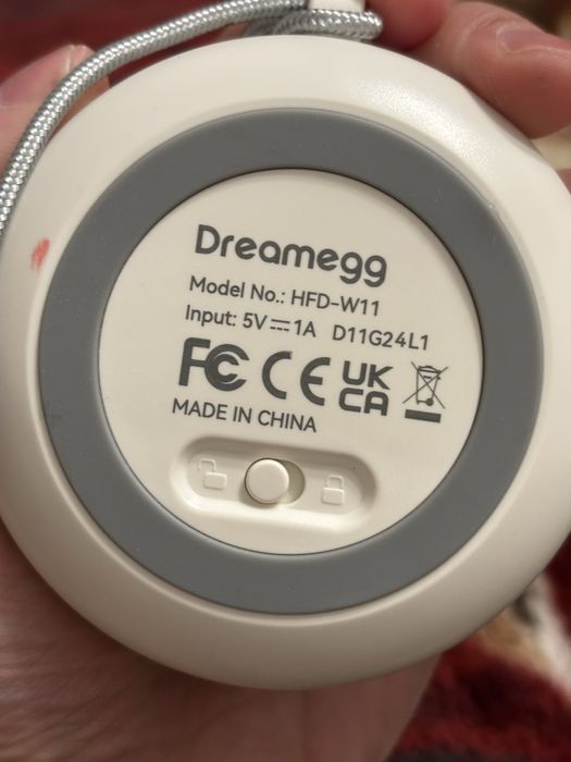 Портативна колонка з білим шумом і колисковими Dreamegg Baby HFD-W11
