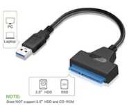 Кабель Перехідник Адаптер USB 3.0 SATA для жорстких дисків HDD SSD 2.5