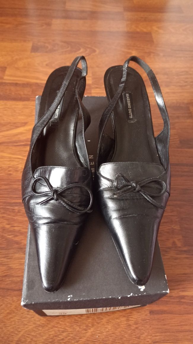 Sapatos slingback pele Massimo Dutti 39