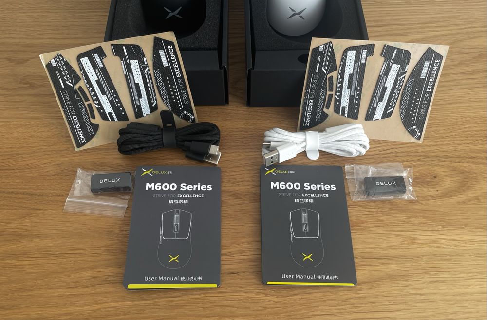 НОВІ Delux M600PRO PAW3395 26000 DPI Wireless | БЕЗДРОТОВА МИШКА