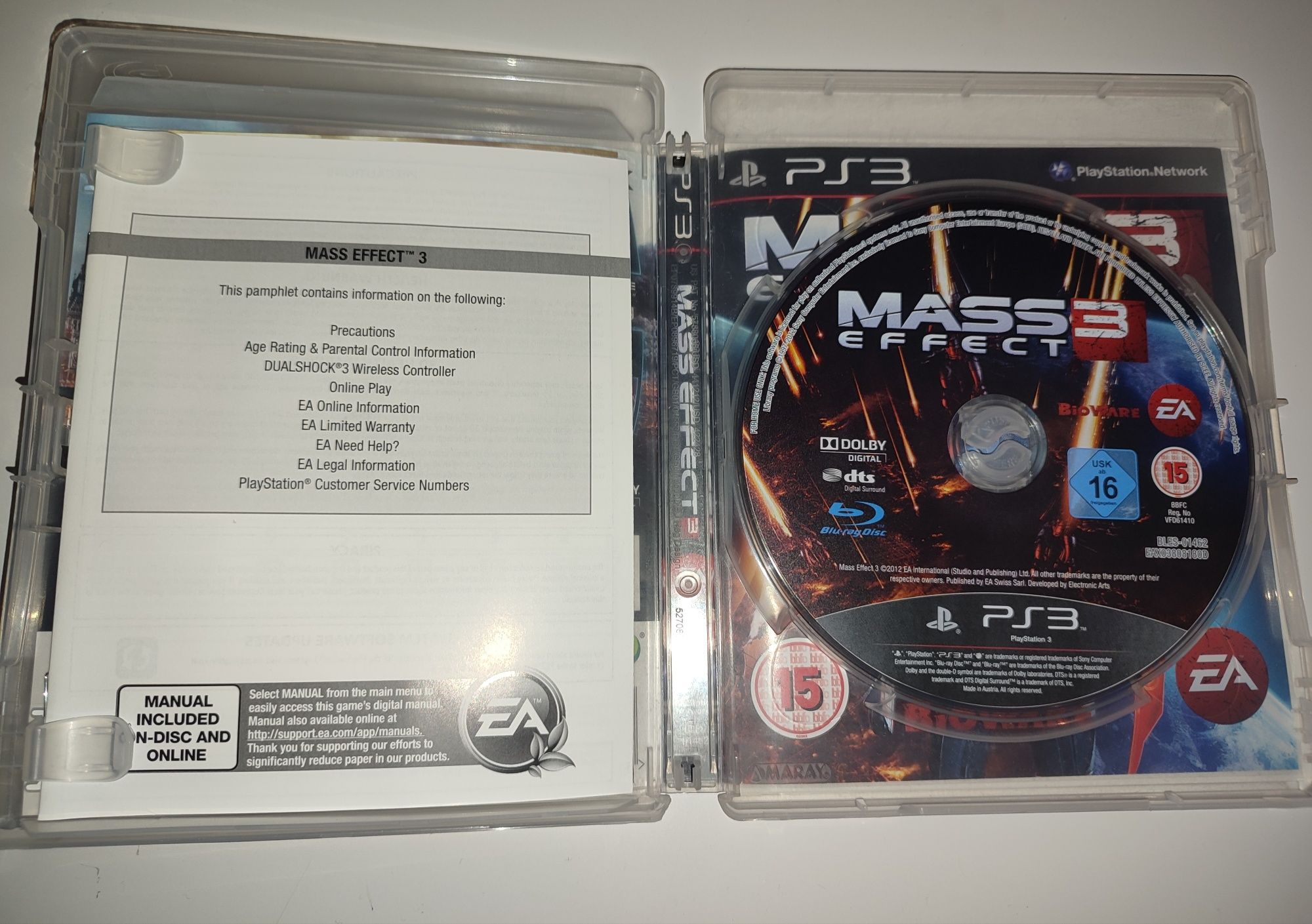 Gra Ps3 Mass Effect 3 III gry PlayStation 3 Hit Sniper UFC NFS