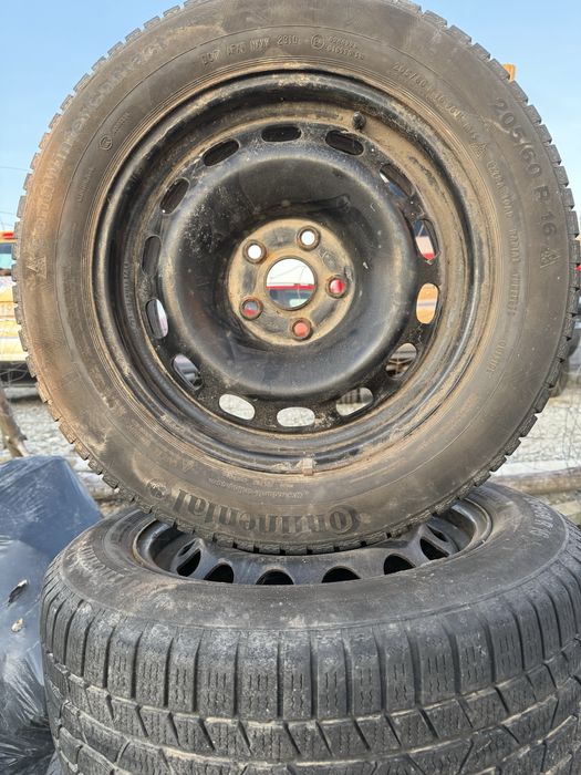 Opony continental zimowe z felgami ze skody superb 1