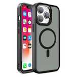 Magnetyczne etui z MagSafe Color Matte Case do iPhone 14 Plus - czarne