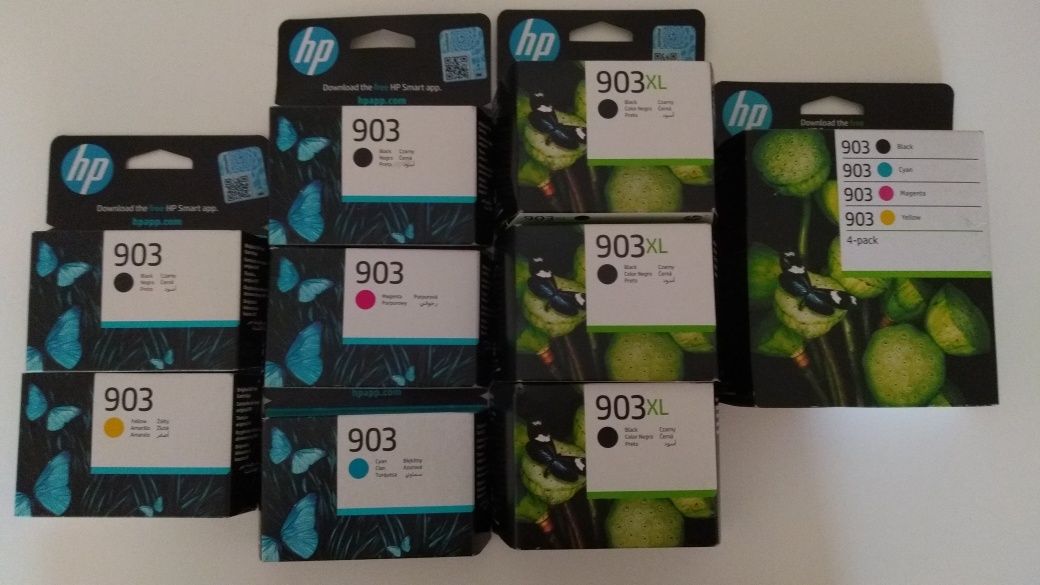 Tusze HP ORYGINAŁ NOWE 903XL 4-pack