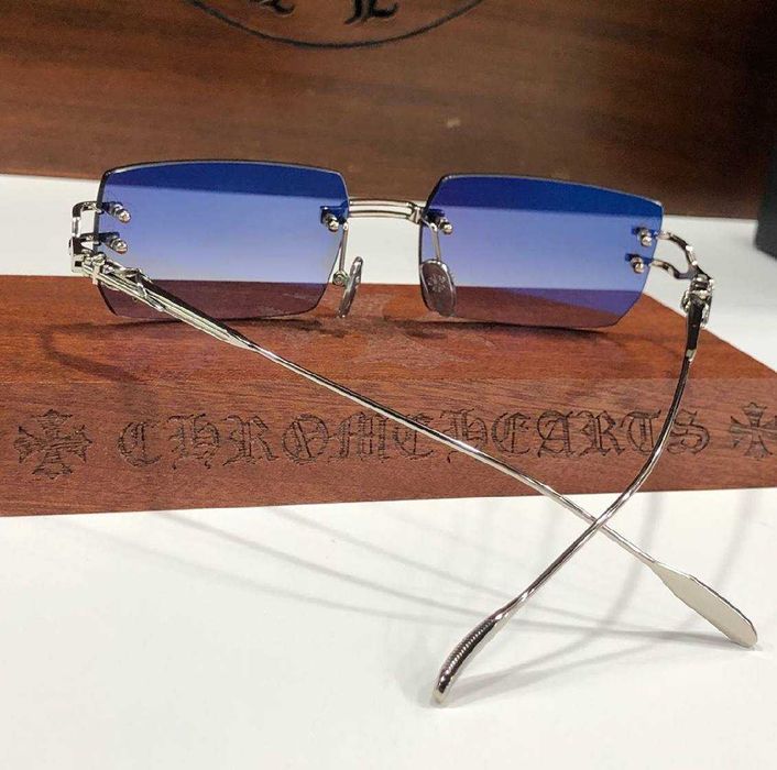 Мужские очки Chrome Hearts темные очки Хром Хартс солнцезащитные g208