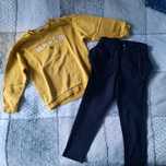 Zestaw dresowy (spodnie +bluza) r. 128 cm Coccodrillo H&M
