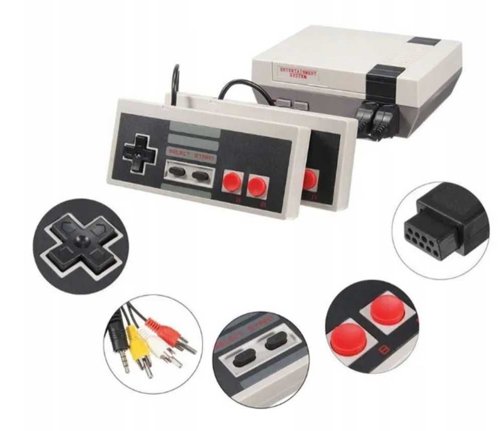Konsola gra telewizyjna pegasus retro 620 gier 2 pady mario tank contr