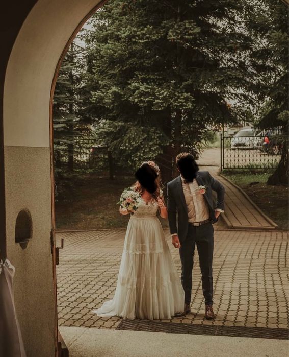 Suknia Slubna Dama Couture Lidia z trenem