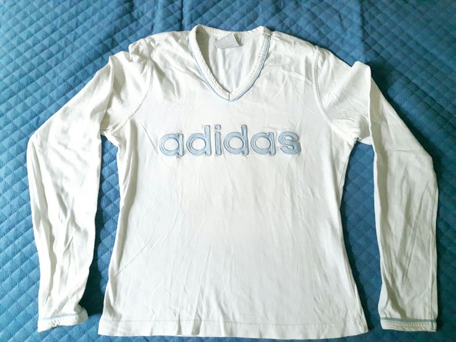 Adidas długi rękaw bluzka bluza S
