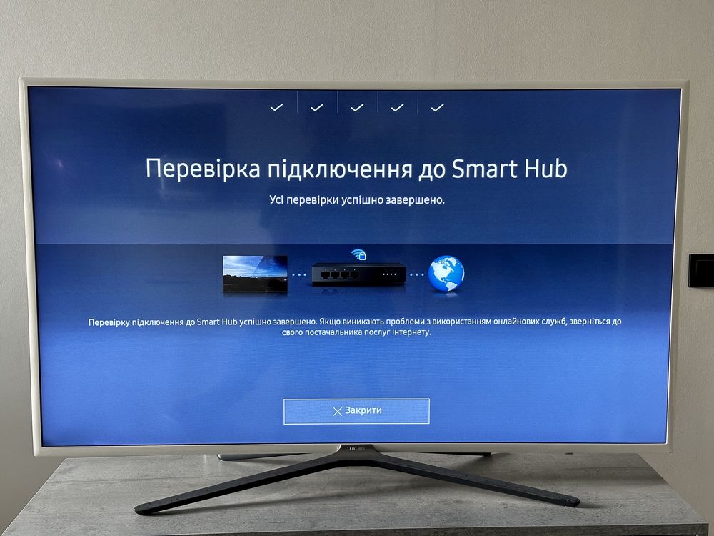 Телевізор Samsung 49 дюймів Smart TV UE49K5510AW