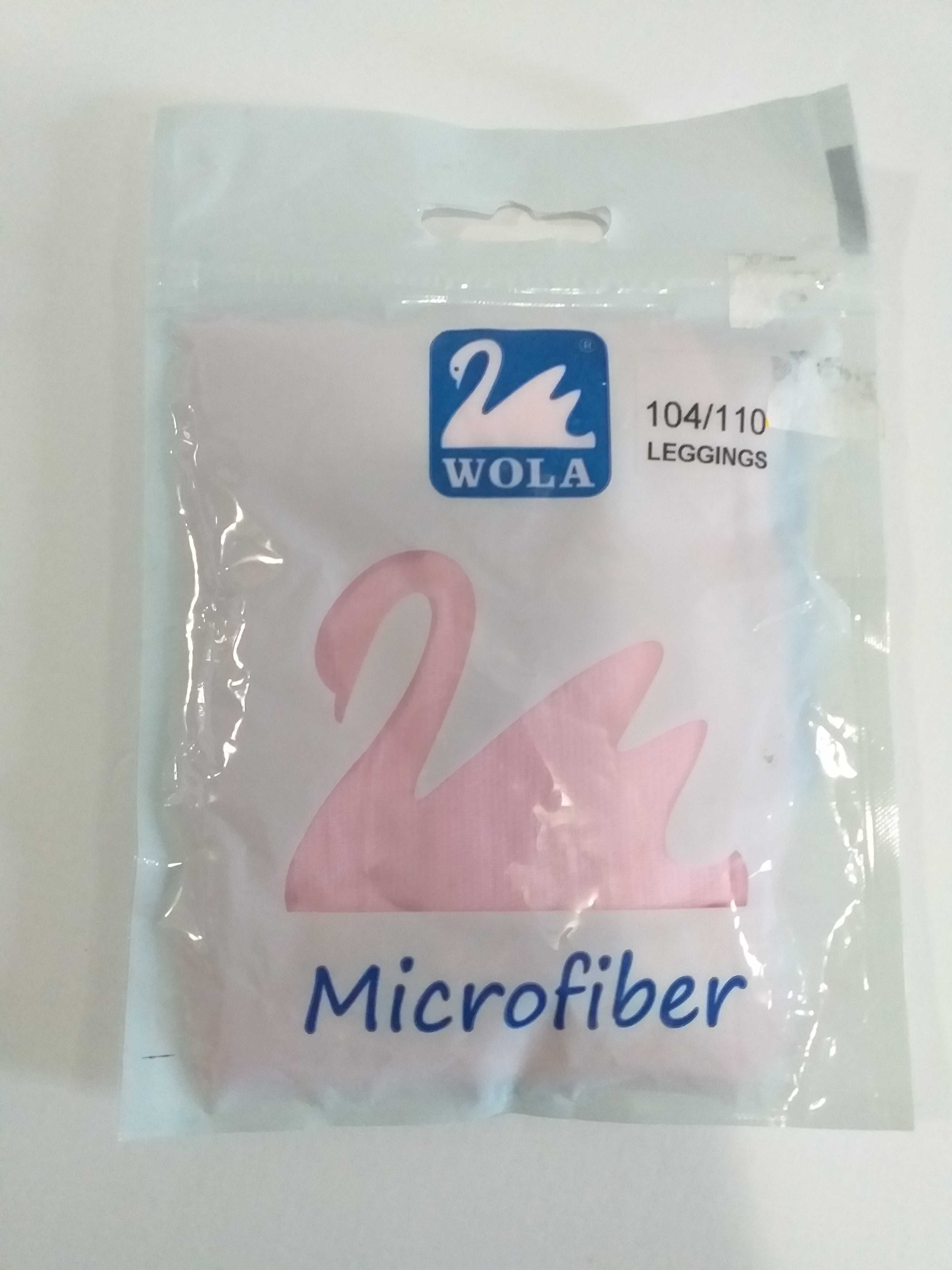 Legginsy Wola mikrofibra roz 104-110 pudrowy róż pearl pink c20