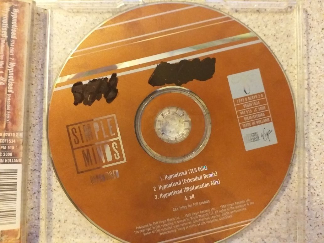 Maxi CD Simple Minds Hypnotised Virgin 1995