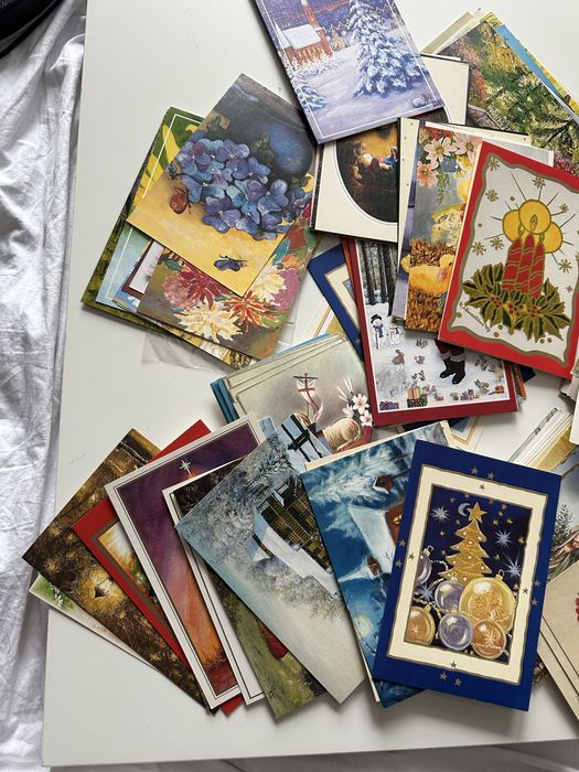 kartki swiateczne pocztowki nowe wszystko prl vintage