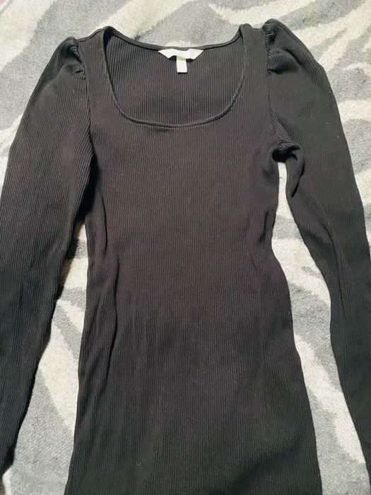 Сукня в рубчик мама трикотаж