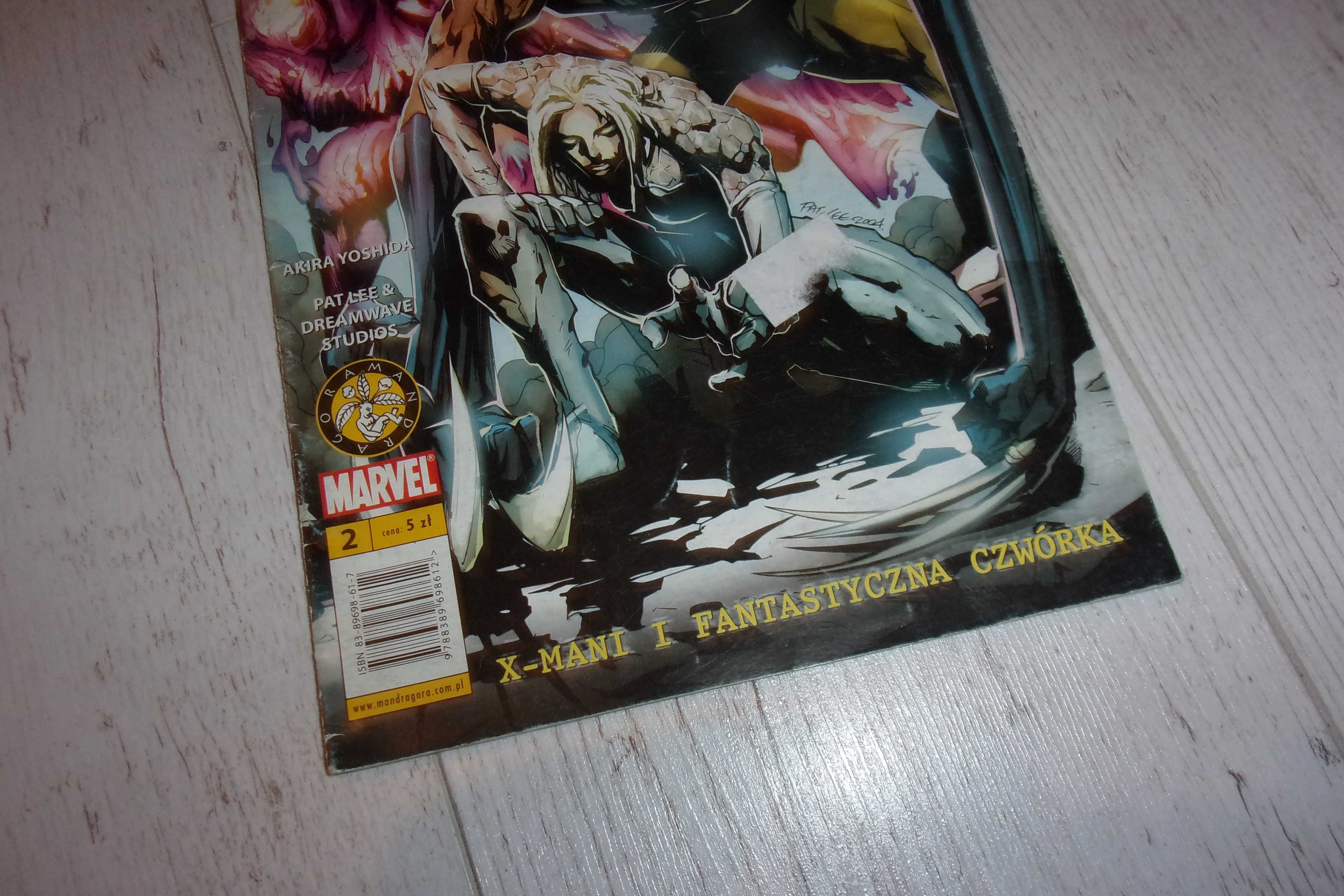 x-mani i fantastyczna czwórka yoshida komiks