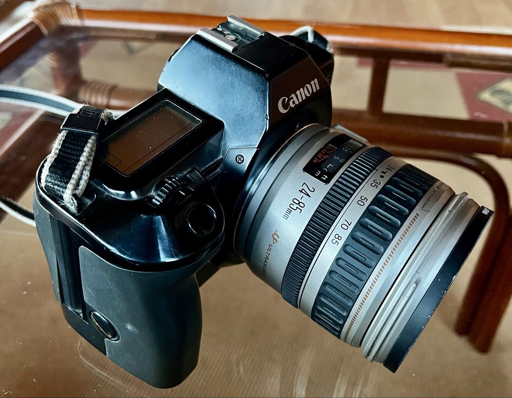 Canon eos 650 e objetiva 24-85mm ultrasonic