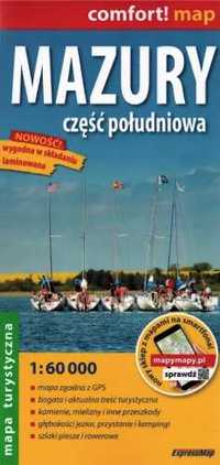 Comfort! map Mazury cz. południowa 1:60 000 - praca zbiorowa