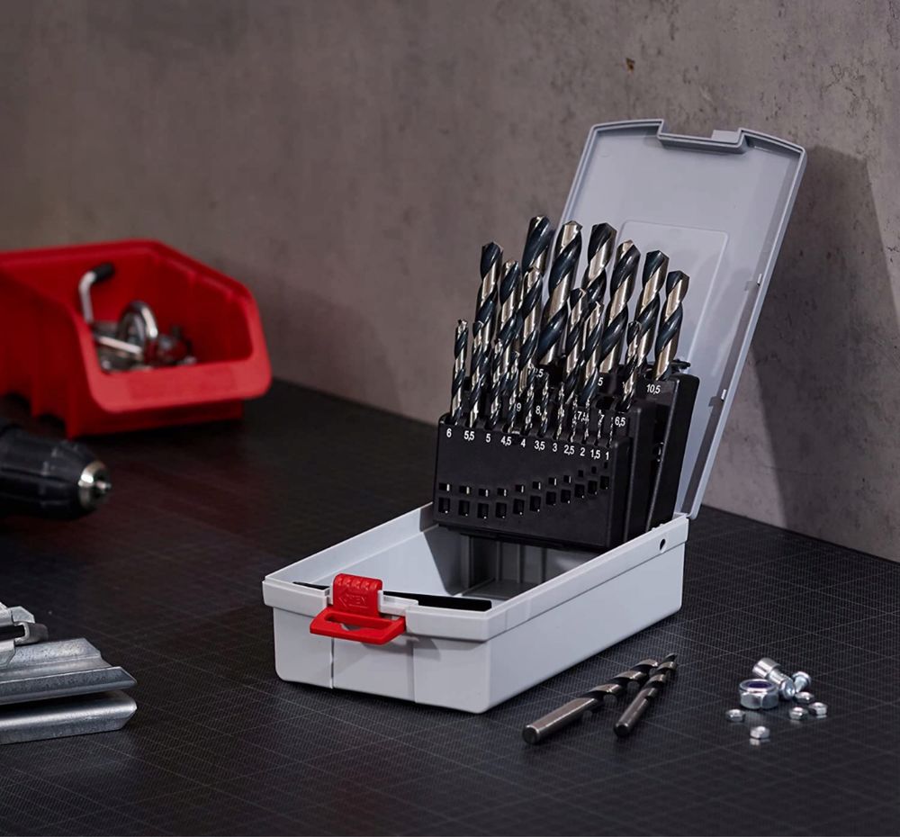 BOSCH ZESTAW WIERTEŁ do Stali Metalu Drewna PVC 25szt