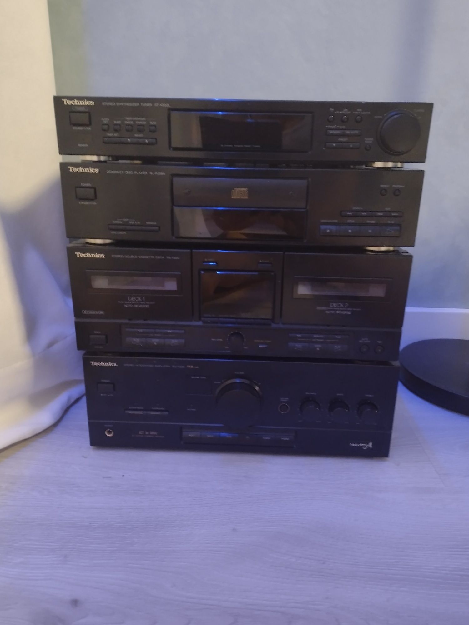 CENA. DNIA! 900;-z  kolumnami - Wieża Technics  Stereo ST - X 302 LA M