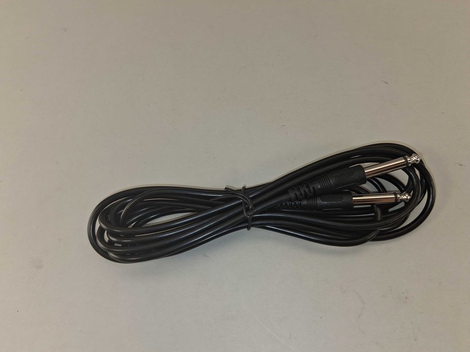N192 Kabel Przewód Jack 6.3 mm Duży Wtyk Mono Audio 3m