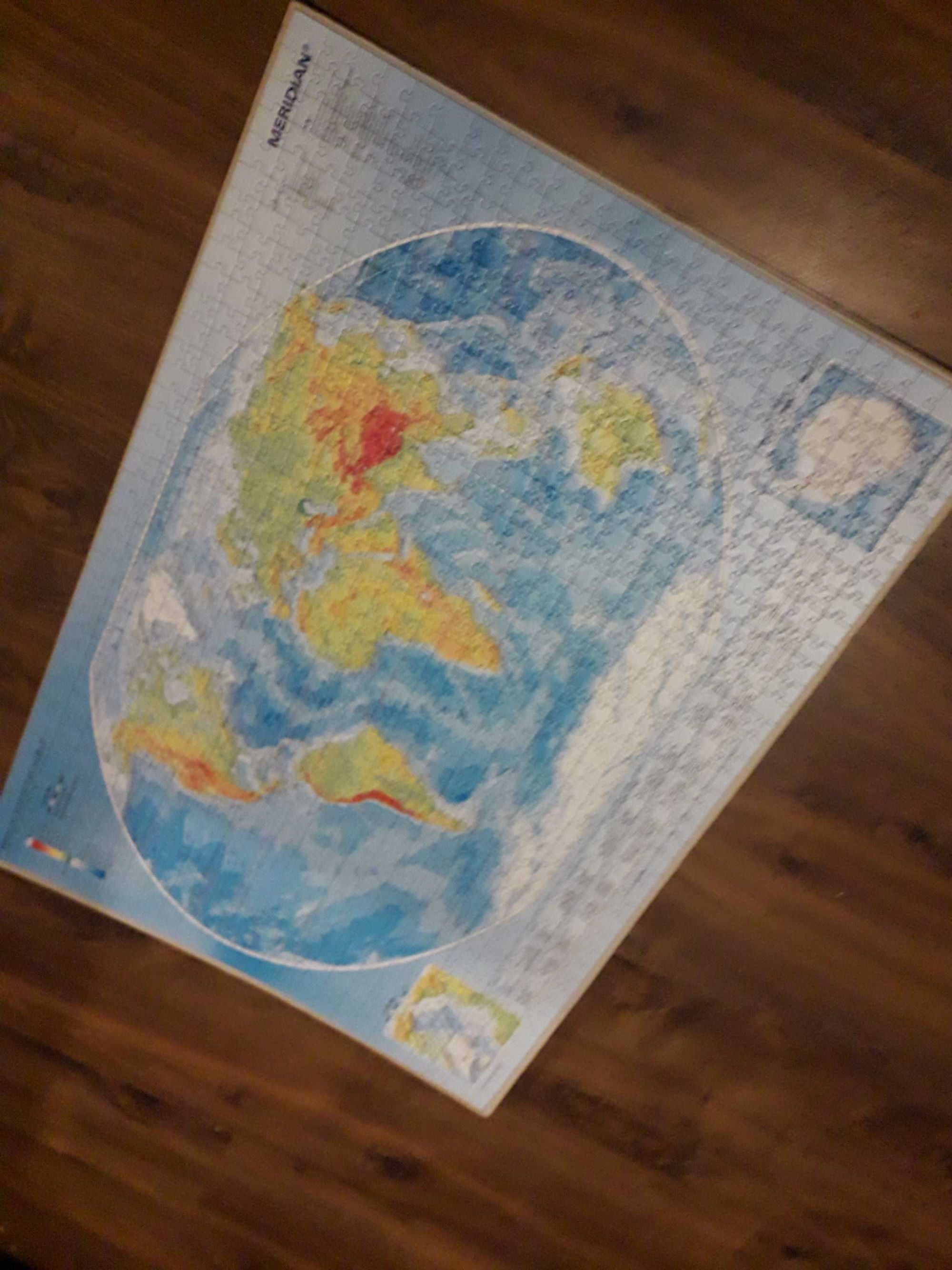 Puzzle Mapa świata 1000 elementów