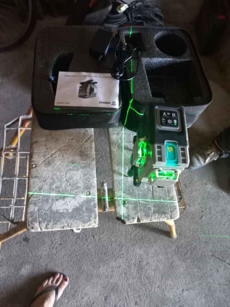Medidor nível a laser usado poucas vezes 80€