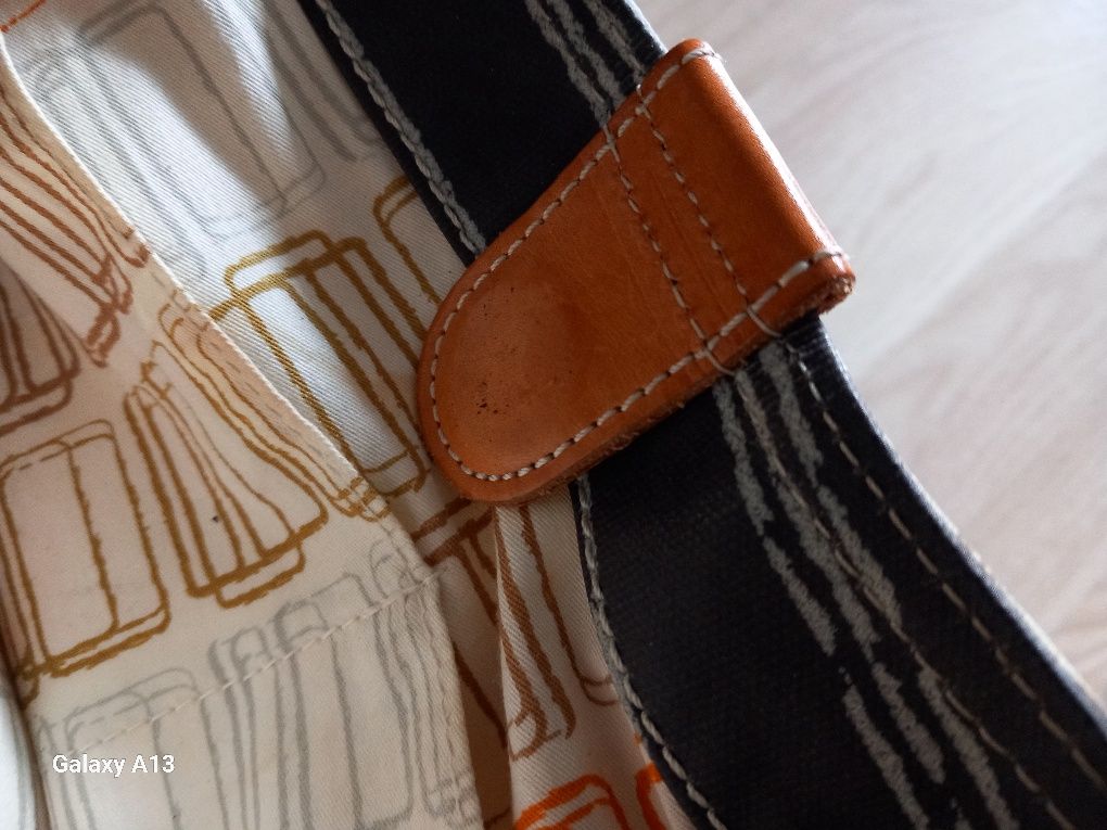 Orla Kiely duża torebka worek Płótno