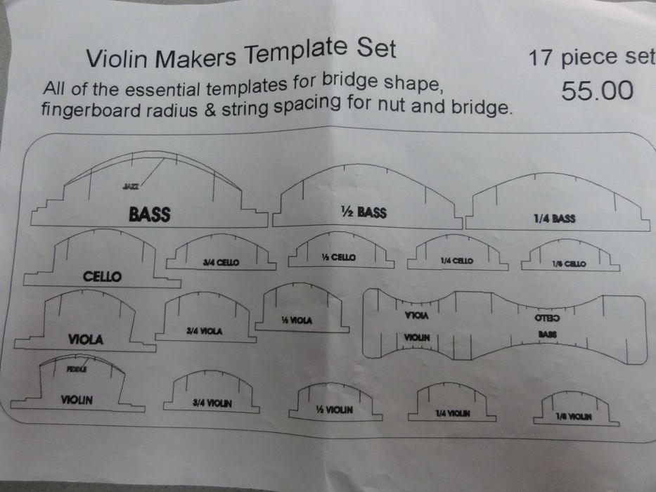 Ponte p/contrabaixo 1/2